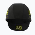 Шапка велосипедна Alé Cotton black/fluo yellow 8