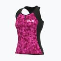 Велофутболка жіноча Alé Top Donna Triangles fluo pink/violet