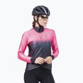 Куртка велосипедна жіноча Alé Gradient rosa fl nero/fl.pink black
