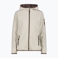 Кофта трекінгова жіноча CMP 34H6376 Fix Hood cream/off white