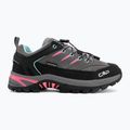 Взуття трекінгове дитяче CMP Rigel 2.0 Low Waterproof grey/acquarius/pink fluo 2