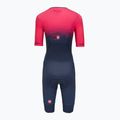 Комбінезон велосипедний жіночий Castelli Core Tri W belgian blue/bright rose 2