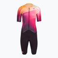Комбінезон велоспортивний жіночий Castelli Free Sanremo 3 SS In dark night shade/vivid orange-bright rose