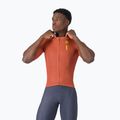 Футболка велосипедна чоловіча Castelli Drittone Logo paprika/mango mojito