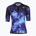 Футболка велосипедна жіноча Castelli Cosmic Vortex multicolor violet blue