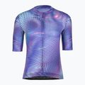 Футболка велосипедна жіноча Castelli Cosmic Vortex multicolor ultraviolet rose