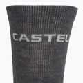 Шкарпетки чоловічі Castelli Castelli Logo 18 Merino Sock silver gray/dark gray 3