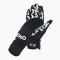 Чоловічі рукавички Oakley Factory Pilot Core Glove чорно-білі з логотипом