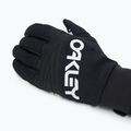 Чоловічі рукавички Oakley Factory Pilot Core Glove чорно-білі з логотипом 5