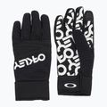Чоловічі рукавички Oakley Factory Pilot Core Glove чорно-білі з логотипом 6