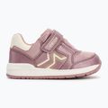 Черевики дитячі Geox Rishon dark pink/old white 2