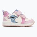 Черевики дитячі Geox Rishon white/pink 2