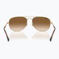 Окуляри сонцезахисні Ray-Ban Bain Bridge arista gold/clear brown 5