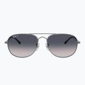 Окуляри сонцезахисні Ray-Ban Bain Bridge gunmetal/blue polarized 2
