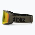 Окуляри гірськолижні Bliz G001 matte camo green/brown/red multi 4