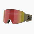 Окуляри гірськолижні Bliz G001 matte camo green/brown/red multi 6