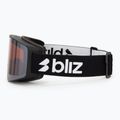 Окуляри гірськолижні Bliz G001 matte black/orange/silver mirror 4