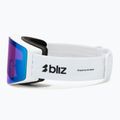 Окуляри гірськолижні Bliz G001S matte white/non violet/blue multi 4