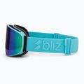 Окуляри гірськолижні Bliz Flow matte turquoise/brown/green multi 4