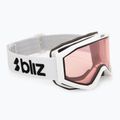 Окуляри гірськолижні дитячі Bliz Liner Jr matte white/pink