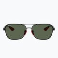 Окуляри сонцезахисні Ray-Ban Rb8336M Scuderia matt black/dark green 2