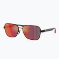 Окуляри сонцезахисні Ray-Ban Rb8336M Scuderia matt black/dark grey mirror blue/red 4