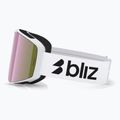 Окуляри лижні Bliz G004 matte white/brown/pink multi 4