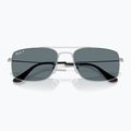 Окуляри сонцезахисні Ray-Ban Explorer III silver/dark blue polarized 3