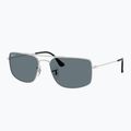 Окуляри сонцезахисні Ray-Ban Explorer III silver/dark blue polarized 4
