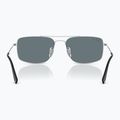 Окуляри сонцезахисні Ray-Ban Explorer III silver/dark blue polarized 5