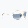 Окуляри сонцезахисні Ray-Ban RB3780 arista gold/transparent blue gradient