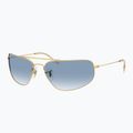 Окуляри сонцезахисні Ray-Ban RB3780 arista gold/transparent blue gradient 3