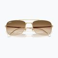 Сонцезахисні окуляри Ray-Ban Bain Bridge arista gold/brown gradient 3