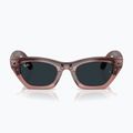 Окуляри з камерою Ray-Ban Meta Zena milky pink blush/trs grey 9