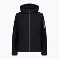 Куртка софтшел жіноча CMP Zip Hood чорна 39A5006