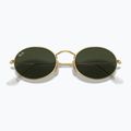 Окуляри сонцезахисні Ray-Ban Oval arista gold/green g-15 3