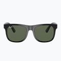 Окуляри сонцезахисні дитячі Ray-Ban Justin black/dark green 2
