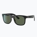 Окуляри сонцезахисні дитячі Ray-Ban Justin black/dark green 4