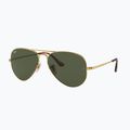 Окуляри сонцезахисні Ray-Ban Aviator Metal II gold arista/green g-15 4