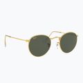 Окуляри сонцезахисні Ray-Ban Round Metal gold/green g-15