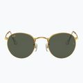 Окуляри сонцезахисні Ray-Ban Round Metal gold/green g-15 2