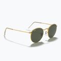 Окуляри сонцезахисні Ray-Ban Round Metal gold/green g-15 4