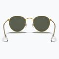 Окуляри сонцезахисні Ray-Ban Round Metal gold/green g-15 5