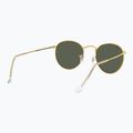 Окуляри сонцезахисні Ray-Ban Round Metal gold/green g-15 6