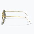 Окуляри сонцезахисні Ray-Ban Round Metal gold/green g-15 7