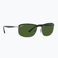 Окуляри сонцезахисні Ray-Ban Rb3671 Polarized+ Lenses black silver/dark green polarized+
