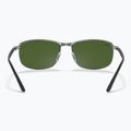 Окуляри сонцезахисні Ray-Ban Rb3671 Polarized+ Lenses black silver/dark green polarized+ 5