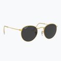 Окуляри сонцезахисні Ray-Ban Round Metal gold/black polarized