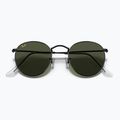 Окуляри сонцезахисні Ray-Ban Round Metal black/green g-15 3