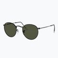 Окуляри сонцезахисні Ray-Ban Round Metal black/green g-15 4